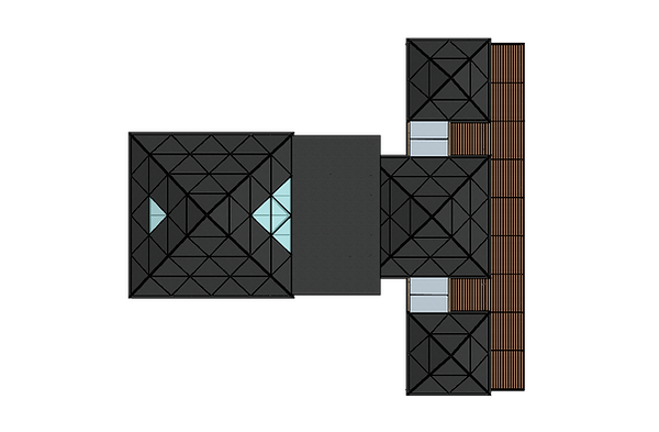 Roof plan from above